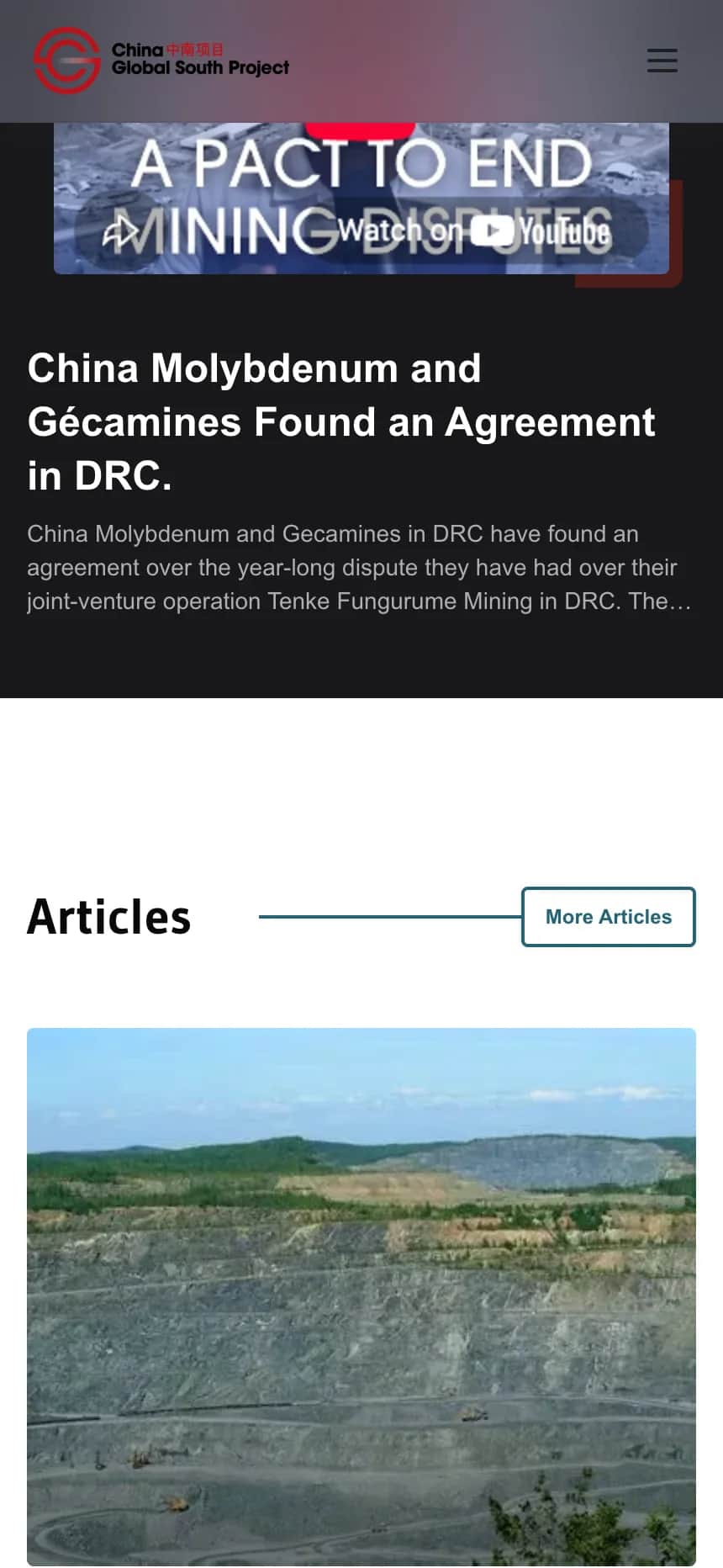 Mobile view of Africa Mining Presence
